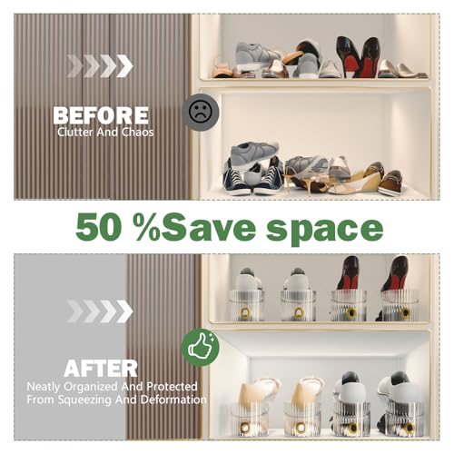Adjustable Shoe Slot Organizer for Closet Space Saver(10-Pack) - size: 10 Pack