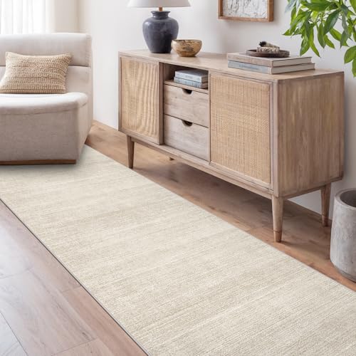 Art&Tuft 2'6"x12 Runner Rug Non Slip, Washable Rug Runners for Hallways,Beige - color: Stripe-beige, size: 2'6" X 12'