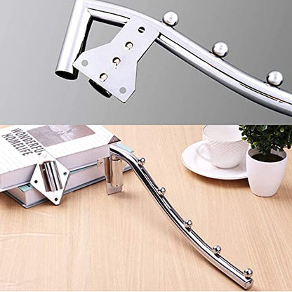 Folding Wall Mounted Cloth Drying Rack, Garment Hook with Swing Arm | Wall Mount Space Saver Clothes Hanging System Closet Storage Organizer Coat Hanger for Bathroom Bedroom Laundry Room - color: 5 Hanger 28CM