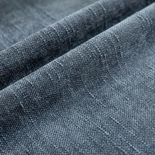 Foindtower Pack of 2 Soft Textured Chenille Throw Decorative Pillow Covers Square Accent Solid Cushion Cover Cozy Neutral Farmhouse Pillow Case for Couch Sofa Bedroom Living Room 16x16 Inch,Blue - color: Blue Fusion, size: 16" x 16" (Pack of 2)