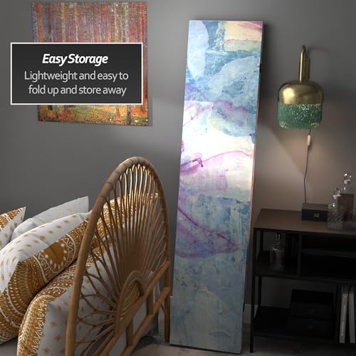 6 ft. Tall Double Sided Love Blossom Canvas Room Divider - color: Love Blossom