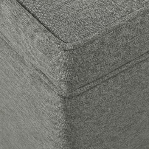 HomePop 24" Storage Ottoman - Gray - color: Gary