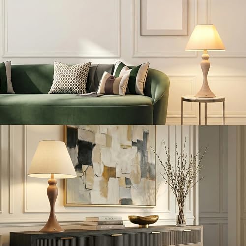O'Bright Ember Rechargeable Table Lamp (Whitewashed) - color: Whitewashed