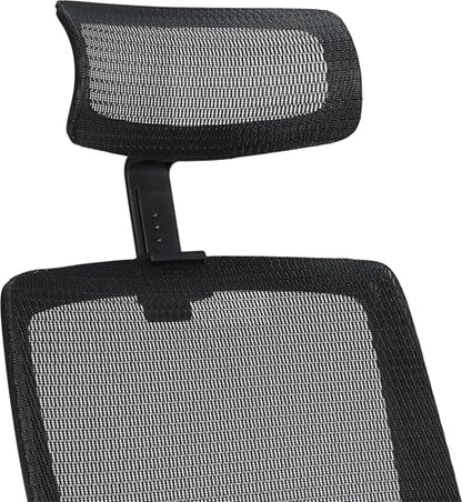 Amazon Basics Ergonomic High-Back Office Chair, Breathable Mesh, 360° Swivel, Easy to Assemble, Comfortable Flip-Up Armrests, 25.5"D x 26.25"W x 49.25"H, Black