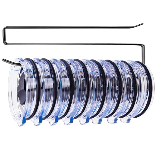 1 Pack Tumbler Lid Organizer, No Adhesive or Drilling, Kitchen Space Saver | Versatile Cup & Water Bottle Lid Holder, Under Cabinet Storage, Black - style: 1 Pack, Black