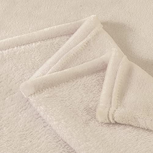 BEDELITE Fleece Blanket Soft Plush King Size Bed Blanket Beige 108"x90" | Ultra Soft Fleece, Plush Microfiber, Lightweight Warmth, All Season Comfort, Fade Resistant, Machine Washable - color: Beige, size: King(108"x90")