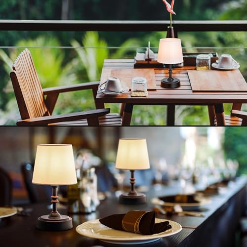 O’Bright Seraph mini – Cordless LED Table Lamp with Dimmer (Oil Rubbed Bronze) - color: Oil-Rubbed Bronze
