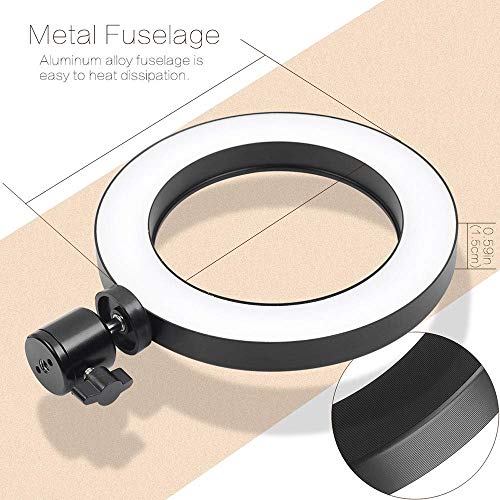 Wall Mount Light, 6'' USB Ring Light with Wall Swivel Mount for YouTube Task Craft Architect Drafting Repair Makeup- Acetaken