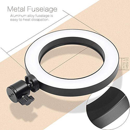 Wall Mount Light, 6'' USB Ring Light with Wall Swivel Mount for YouTube Task Craft Architect Drafting Repair Makeup- Acetaken