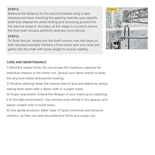 18" x 36" Black Epoxy Wire Wall Mount Shelf - color: Black, size: 18" x 36"