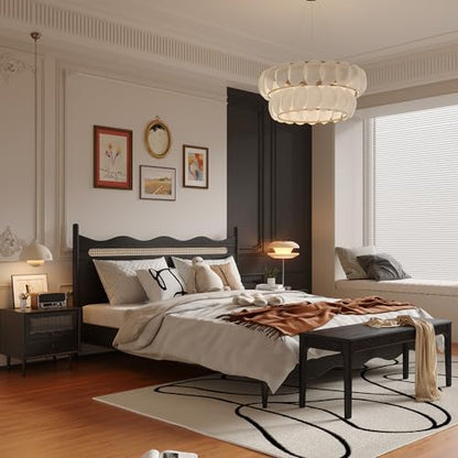 Dining Bench, Wood Bench Solid Oak Wooden Bench Indoor Dining Room Table Home Bedroom Bed End Restaurant Modern Hallway Furniture (Black, 60" W x 13.8" D x 17.7" H) - color: Black, size: 60" W x 13.8" D x 17.7" H