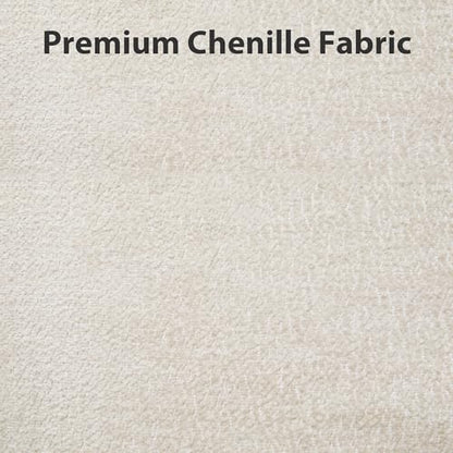Chifee & Vingol 55" W Oversized Accent Barrel Chair Large Round Chair Extra Large Armchair with 5 Pillows for Living Room,Bedroom,Home Theater,Chenille,Beige - color: 55"- Beige