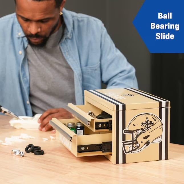 K.balt Mini Toolbox New Orleans - color: Tan, size: 2 Drawer