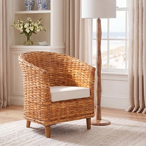 Safavieh Home Collection Omni Honey Barrel Chair - color: Honey