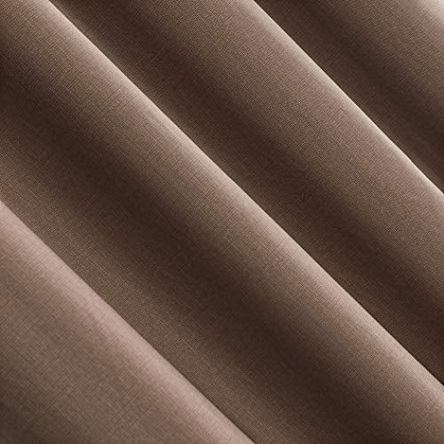 Sun Zero Columbia 2-Pack Thermal Energy Saving 100% Blackout Grommet Curtain Panel Pair, 50" x 63", Cedar - color: Cedar Orange, size: 50"W x 63"L (Pack of 2)