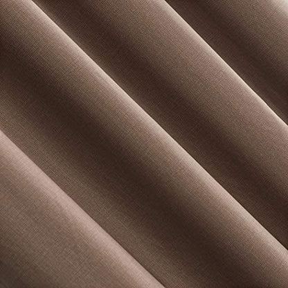 Sun Zero Columbia 2-Pack Thermal Energy Saving 100% Blackout Grommet Curtain Panel Pair, 50" x 63", Cedar - color: Cedar Orange, size: 50"W x 63"L (Pack of 2)
