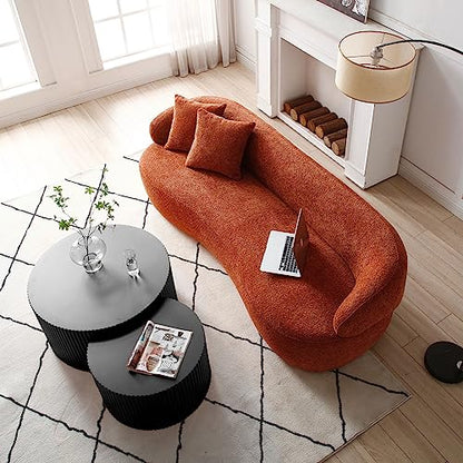JUSTONE Black Round Coffee Table for Living Room, 35.43" Round Wood Circle Drum Coffee Table End Table Side Table for Home Office, Matte Black (ø35.4'' x 13.7'') - color: 35.4'' - Black