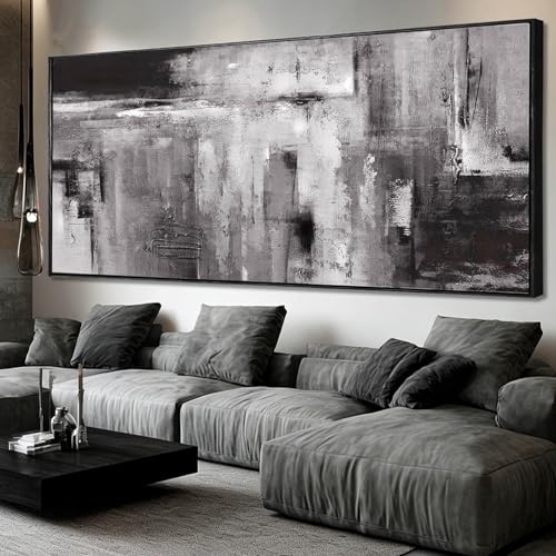 XIANSHOU Graffiti Wall Art Abstract Canvas Picture Contemporary Photo Prints 40"x86" Large Posters for Living Room Office Artwork - color: Black, size: 86"L x 40"W