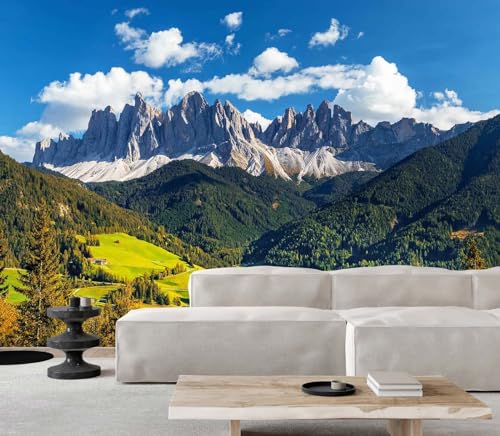 Jdayda Nature Lanscape Mountain Wallpaper Mural Bedroom Livingroom | 106"x75" Not Self-Adhesive - color: MURAL-0035, size: 106" x 75"