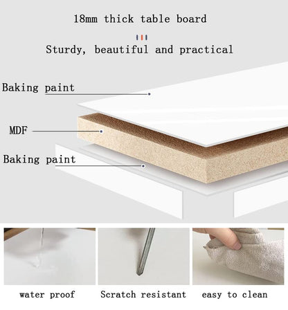 Wall Mounted Folding Table,White Floating Desk for Small Spaces,Stainless Steel Bracket Laundry Folding Table,Wall Folding Desk,Home Bars and Dining Establishments70x40cm /27.5" x 15.7" - color: White, size: 27.5 x 15.7 inches