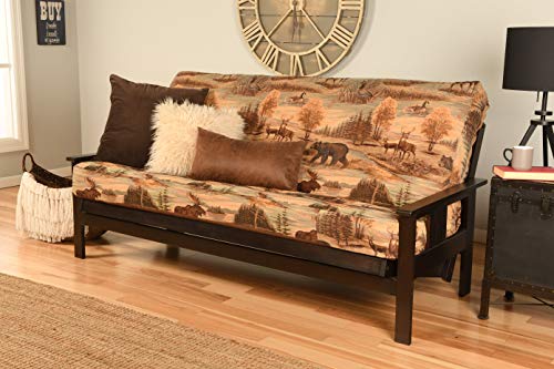 Kodiak Furniture Monterey Futon Set, No Drawers, with Espresso Base and Canadian Mattress - color: Canadian, size: No Drawers, style: Espresso Finish
