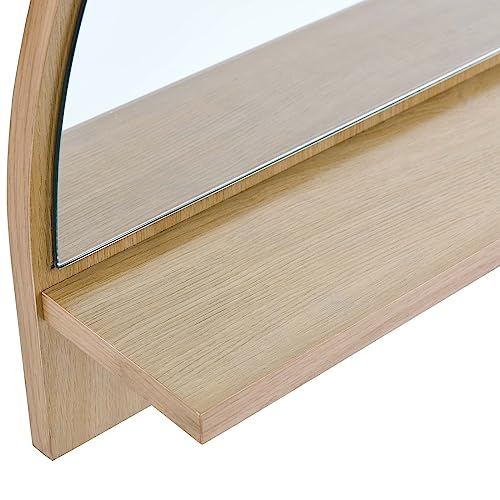 Modway EEI-6350-OAK Moonbeam Arched Mirror, Oak - color: Oak