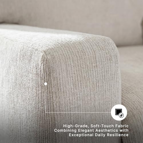 Signature Design by Ashley Aviemore Rocker Recliner, Stone | 3-position manual recline, Heavy-duty metal seat box, Soft chenille upholstery, Spacious 34 in living room chair - color: Stone, style: Recliner