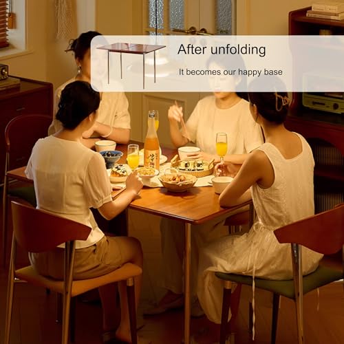 Multifunction Drop Leaf Kitchen Table Folding Expandable Dining Table for Small Spaces Dining Living Room Apartment
