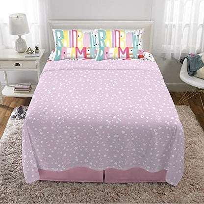 Franco Kids Bedding Super Soft Sheet Set, Full, Peppa Pig - color: Peppa Pig, size: Full