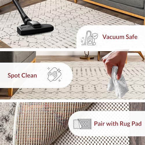 nuLOOM Blythe Grey Trellis Power Loomed Runner Rug, 2' x 6' - color: Blythe Grey, size: 2' x 6' (Rectangular)