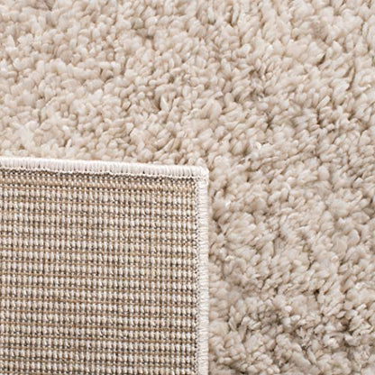 SAFAVIEH August Shag Collection Accent Rug - 2'3" x 4', Beige, Solid Design, Non-Shedding & Easy Care, 1.2-inch Thick Ideal for High Traffic Areas in Entryway, Living Room, Bedroom (AUG900D) - color: Beige, size: 2'3" x 4' (Rectangular)