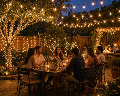 Christmas Hook™ 150 LED Fairy Lights, 50FT Warm White Copper Wire Lights, Battery Operated Fairy String Lights with Timer (6Hr/18Hr), Indoor Outdoor Fairy Lights for Room, Wedding, Mason Jar Decor