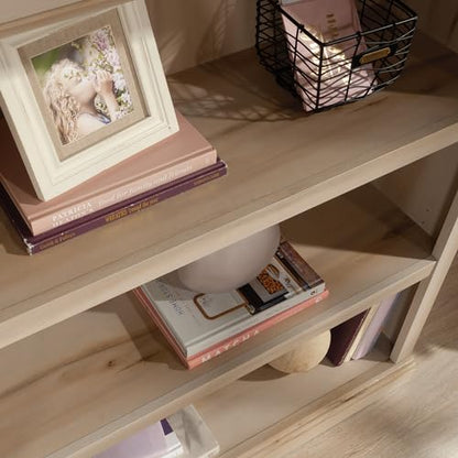 Sauder Miscellaneous Storage 3-Shelf Display Bookcase, Pacific Maple Finish - color: Pacific Maple