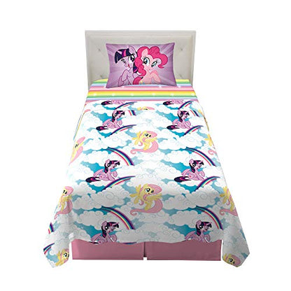 Franco Kids Bedding Super Soft Sheet Set, Twin, My Little Pony - color: My Little Pony, size: Twin