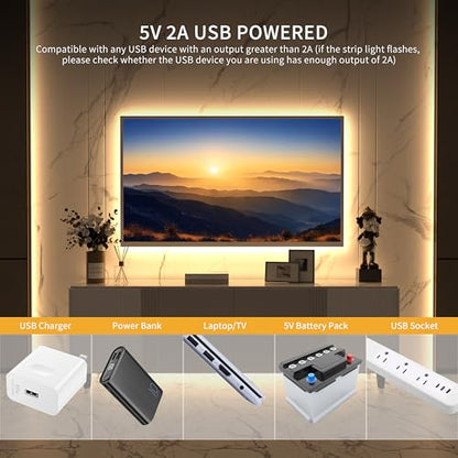 PAUTIX 5V USB CCT Tunable COB LED Strip Lights 6.56ft/2m,1280LEDs 1200lm 2700K-6500K Dimmable CRI85+ with RF Remote TV Backlight,Flexible Under Cabinet Tape Light for Bedroom,Kitchen,Home DIY Lighting - color: 2700K-6500K