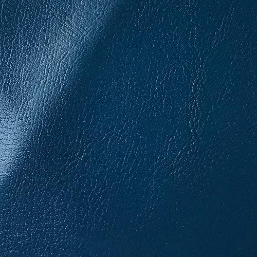 East West Furniture ABP4T55 Abbott Parson Kitchen Chairs - Oasis Blue Faux Leather Padded Dining Chairs, Set of 2, Oak - color: Abp4t55
