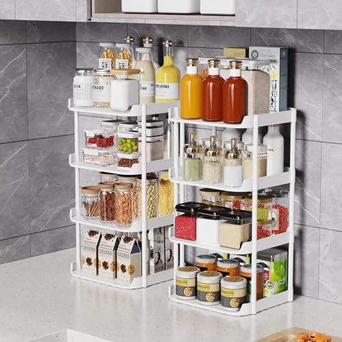 Narrow Shoe Storage Rack, Compact Single Shoerack Stand for Slim Space, Stackable Tall Thin Show Tower, Solid Plastic Shelves, for Hallways, Kitchens, Bedrooms Tidy Organizer (White, 8 Tier) - color: White, size: 8 Tier