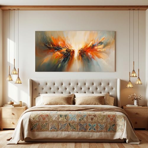 Colorful Abstract Wings Wall Art Print Painting Canvas Art Wall Decor For Living Room 20 X 40 Inch Decorations Canvas Abstract Aesthetic Wall Decor Picture For Bedroom Office Kitchen Home Artwork - color: LAI-11D, size: 40"L x 20"W