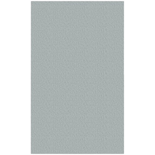 Washable Area Rug, Non Slip Entryway Rug, 4x6 Ft, Turquoise/Gray | Washable Cotton Braided Throw Rug, Non Slip Rubber Dot Backed, For Bedroom, Living Room, Entryway, Kitchen, Foyer - color: Turquoise/Gray, size: 4' x 6' (Rectangular)