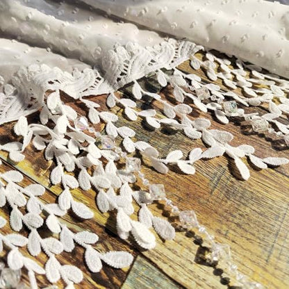 White Arched Sheer Valance Boho Pompom Short Curtain Tier Crystal Beads 1PC | For Doorways Tassels Swag Curtain Room Divider Dining Room Glass Door Rod Pocket (W59 X L43 INCH,White) - size: 59"W x 43"L (Pack of 1)