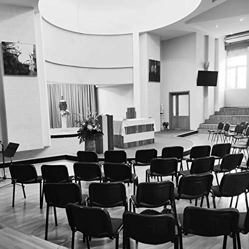 VINGLI 5-Pack Waiting Room Chairs, Stackable Chair for Office, Mesh-Black | Stacking Chairs, Armless Church Chairs, Space-saving, Guest & Reception, Office Lobby, Business Hall - color: Fabric Mesh-black, size: 5-pack