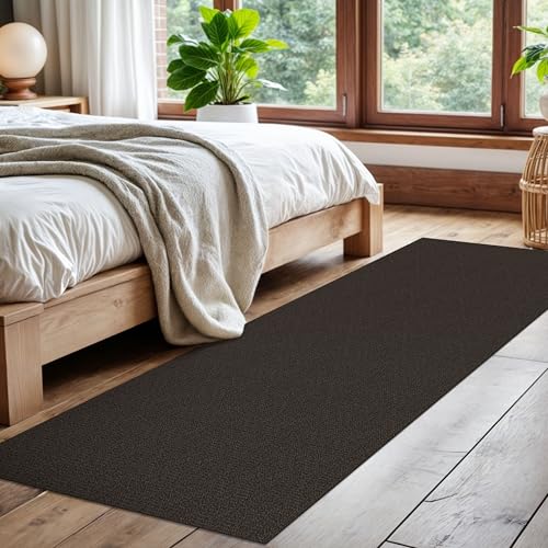 Washable Runner Rug, Non Slip Kitchen Rug, 2x7 Ft, Taupe/Coffee | Washable Braided Runner Carpet, Non Slip Rubber Dot Backed, For Hallway, Kitchen, Entryway, Bedroom, Laundry Room, Foyer - color: Taupe/Coffee, size: 2' x 7' (Rectangular)