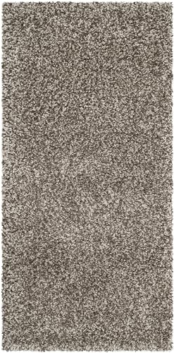 SAFAVIEH Milan Shag Collection Area Rug - 2' x 4', Grey, Solid Design, Non-Shedding & Easy to Clean, Plush Thick Pile, Ideal for Foyer, Bedroom, Accent Space (SG180-8080) - color: Grey, size: 2' x 4' (Rectangular)