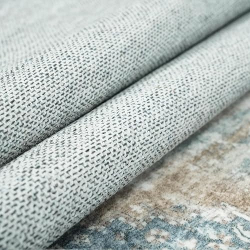 2x6 Hallway Runner Rug Washable: Soft Kitchen Rug Non Slip Runner with Rubber Backing for Living Room Bedroom Bathroom Non Shedding Farmhouse Carpet Runners (Blue, 2X6) - color: Blue, size: 2' x 6' (Rectangular)