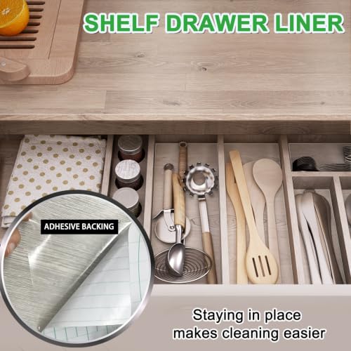 Shackcom Clear Contact Paper Roll Self-Adhesive Kitchen Backsplash Wall Protector 23.6in X 9.84ft - Used as Shelf Drawer Liner, Whiteboard, Wallpaper, Cat Dog Scratch Protector - size: 23.6"W x 118"L