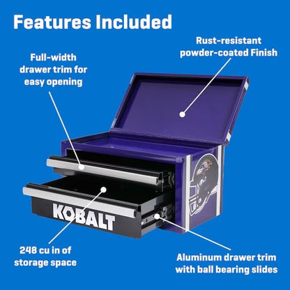 K.balt Mini Toolbox Baltimore - color: Purple, size: 2 Drawer