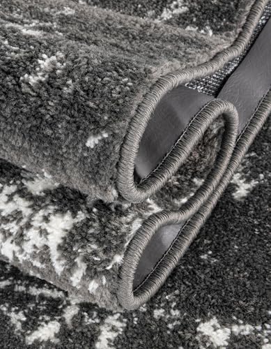 Rugs.com - Arlington Collection Rug – 3 Ft Round Dark Gray Area Rug – Traditional Medallion Design for Entryways, Reading Nooks, and Bedrooms - color: Dark Gray, size: 3' (Round)