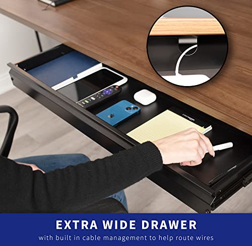 VIVO Large 33 inch Under Desk Slide Out Storage Drawer Organizer, Black, DESK-DR33-B - color: Black