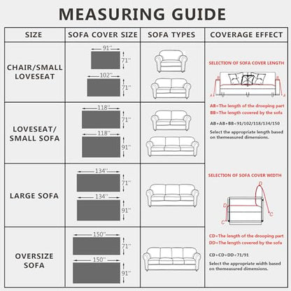 Sherpa Fleece Couch Cover for 2 Cushion Sofa, Gray, 71" x 118" – Pet Proof Sofa Covers, Heavy Duty, Scratch Resistant, Pet Friendly Furniture Cover – Easy Install, Machine Washable - color: Stripe 3 Gray, size: 71" x 118"