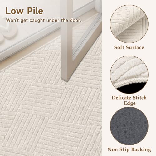 9x12 Living Room Area Rug, Beige Soft Geometric Fluffy Bedroom Mat | Washable Modern Indoor Floor Mat, Non Slip Shaggy Boho Accent Throw Carpet for Office, Dorm, Nursery and Dining Room - size: 9' x 12' (Rectangular)